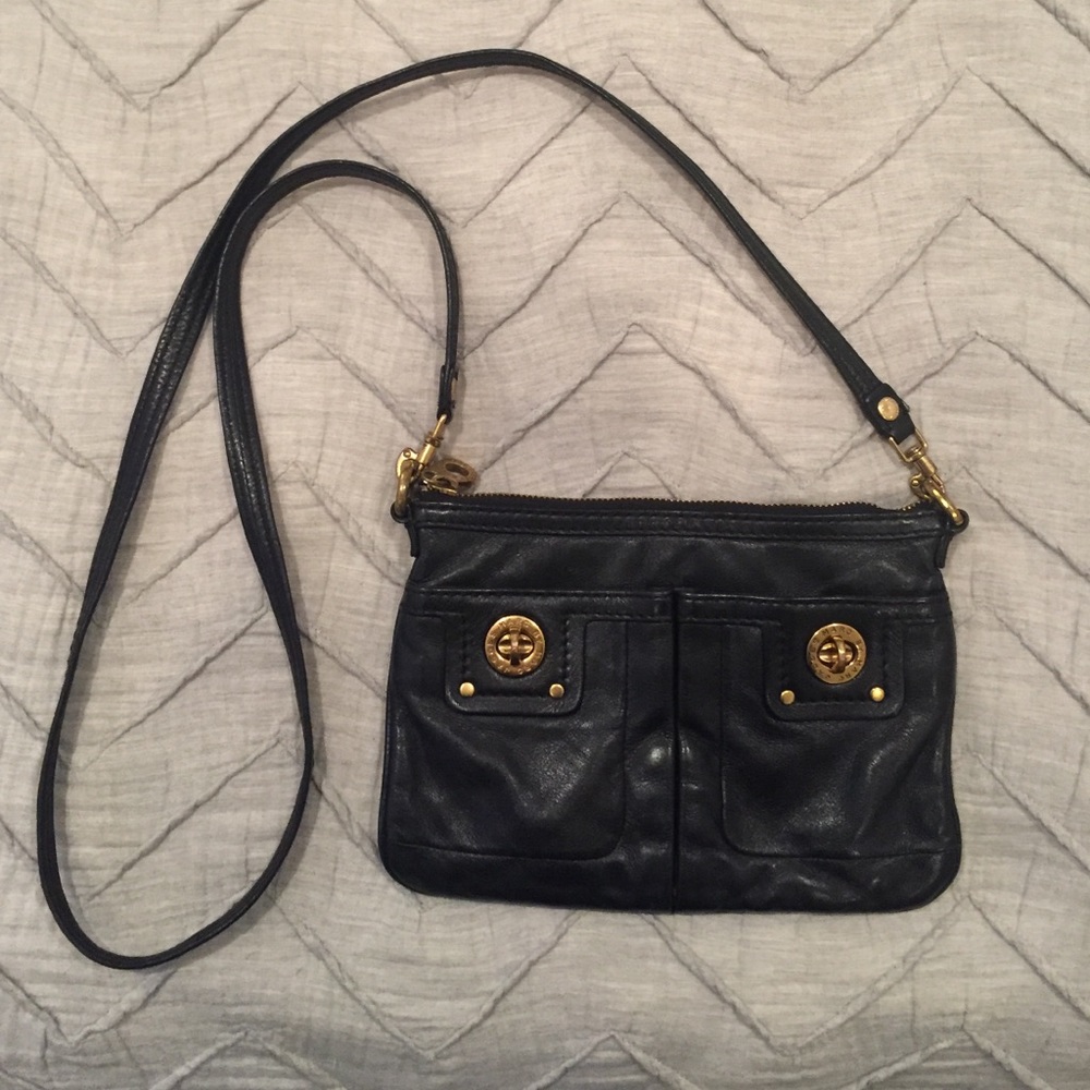 Black Leather Marc by Marc Jacobs Crossbody
